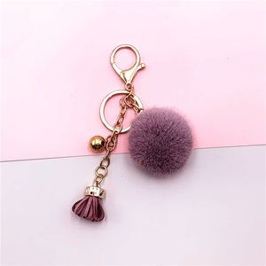 Cute Plush Pompom Ball Handbag Wallet Backpack Pendant,Keychain Key Ring Car Key